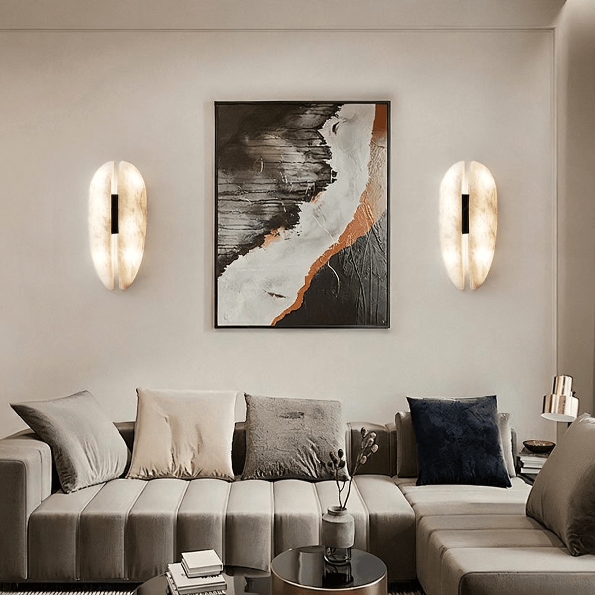 Alabaster Veil Wall Sconce