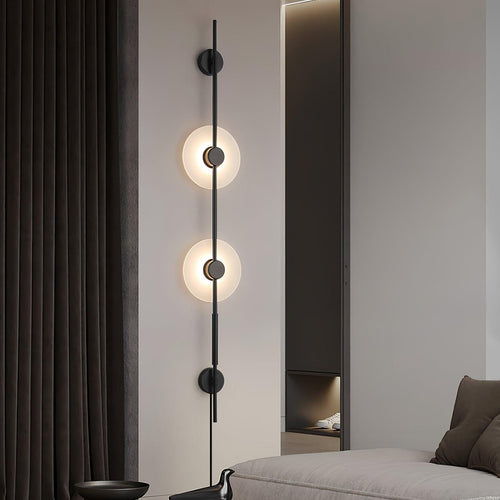 Alabaster Vertical Plug - in Wall Sconce