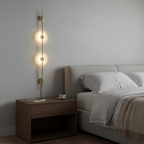 Alabaster Vertical Plug - in Wall Sconce