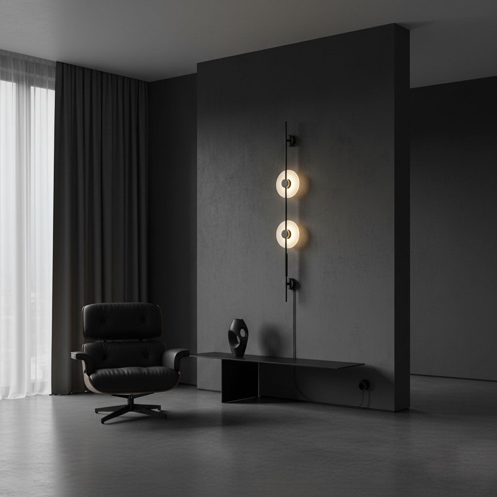 Alabaster Vertical Plug - in Wall Sconce