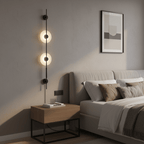 Alabaster Vertical Plug - in Wall Sconce