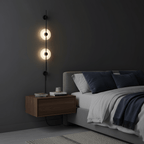 Alabaster Vertical Plug - in Wall Sconce