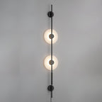 Alabaster Vertical Plug - in Wall Sconce