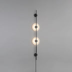 Alabaster Vertical Plug - in Wall Sconce