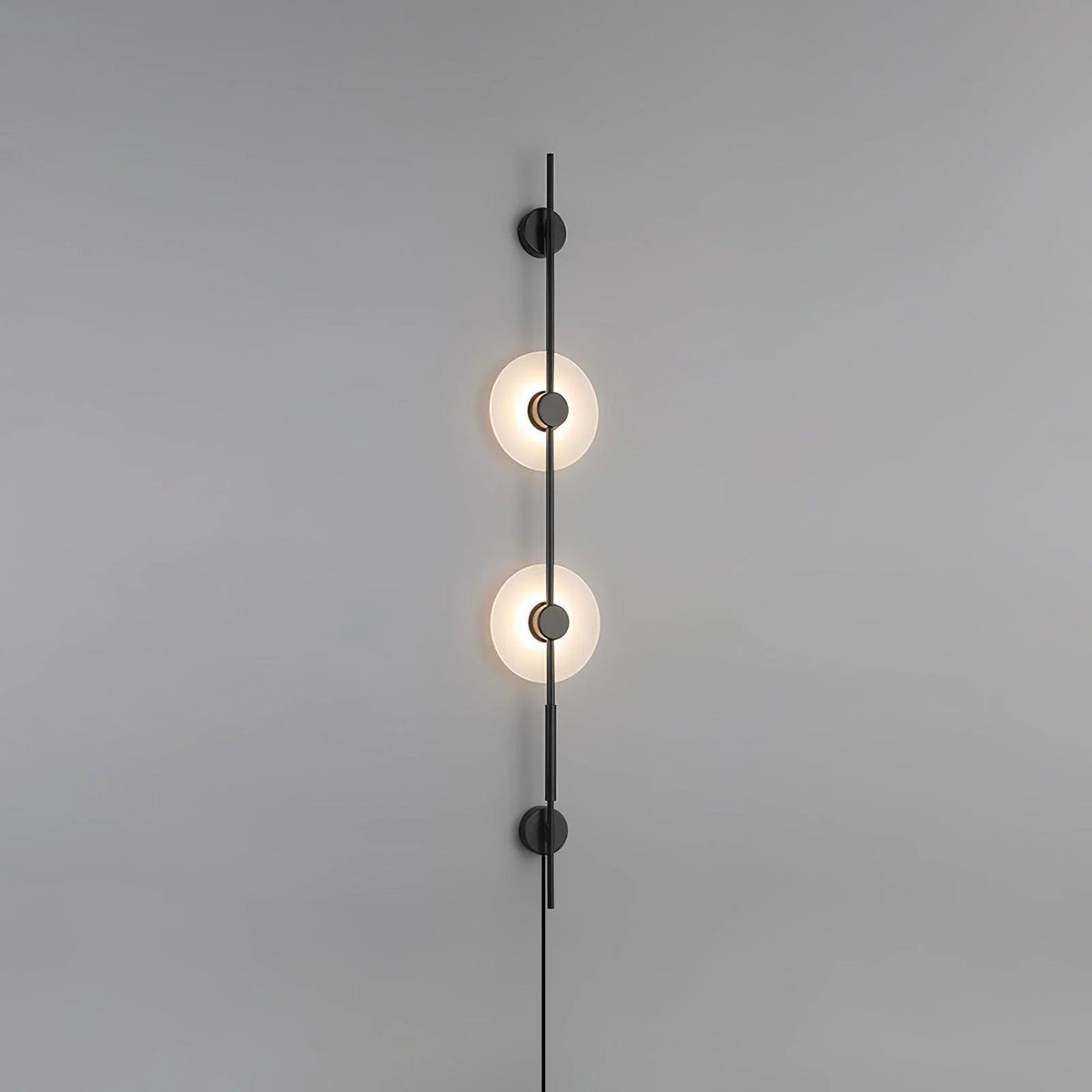 Alabaster Vertical Plug - in Wall Sconce