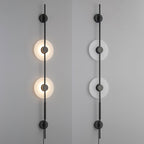 Alabaster Vertical Plug - in Wall Sconce