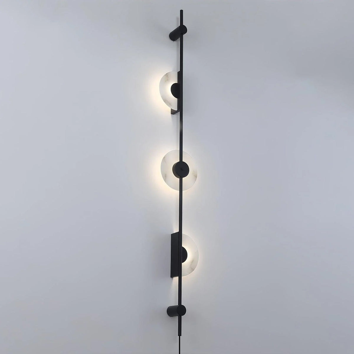 Alabaster Vertical Plug - in Wall Sconce