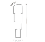 Alba Cascade Alabaster Wall Sconce