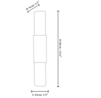 Alba Cascade Alabaster Wall Sconce