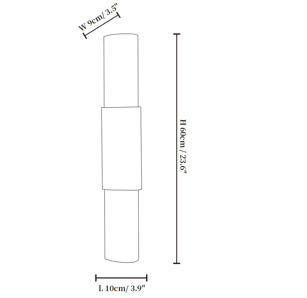 Alba Cascade Alabaster Wall Sconce