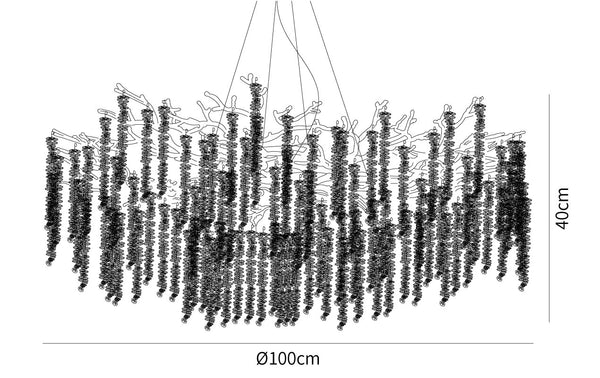 Albero Crystal Chandelier