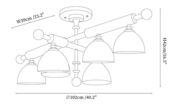 Alder Grove Ceiling Light