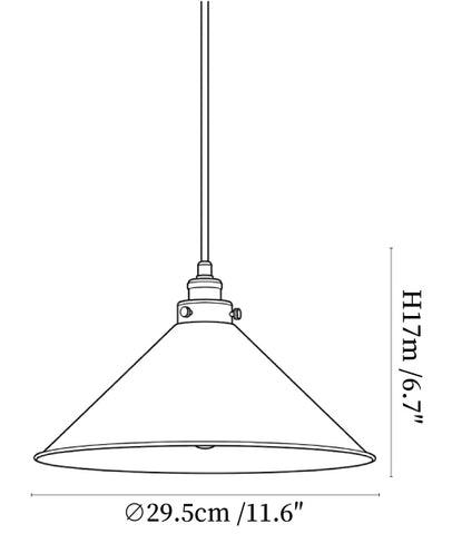Alessia Cone Pendant Light