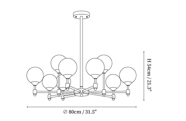 Alessio Globe Chandelier