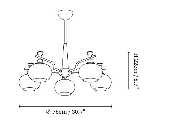 Alistair Sphere Chandelier
