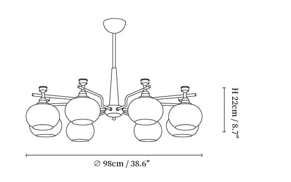 Alistair Sphere Chandelier