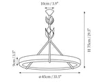 Tinsley Plaster Chandelier