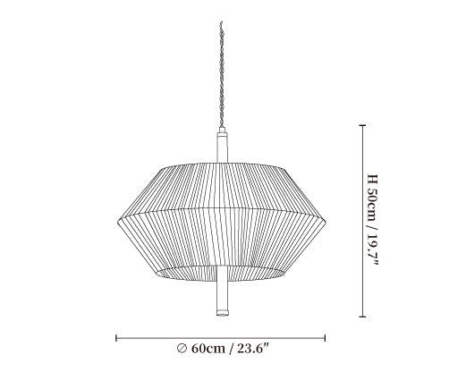 Aluna Corded Pendant Light