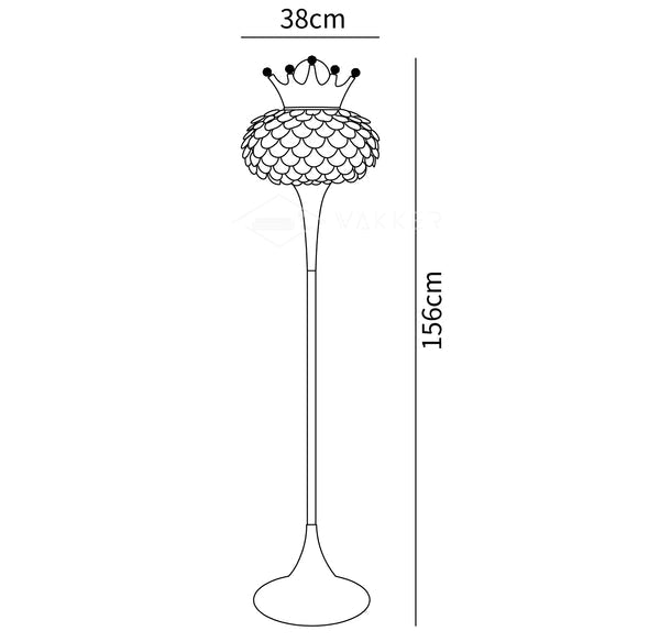 Aluvia Crown Floor Lamp