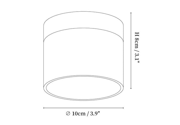 Alva Wooden Surface Downlight