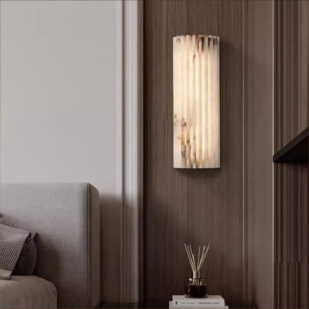 Alvia Alabaster Wall Light