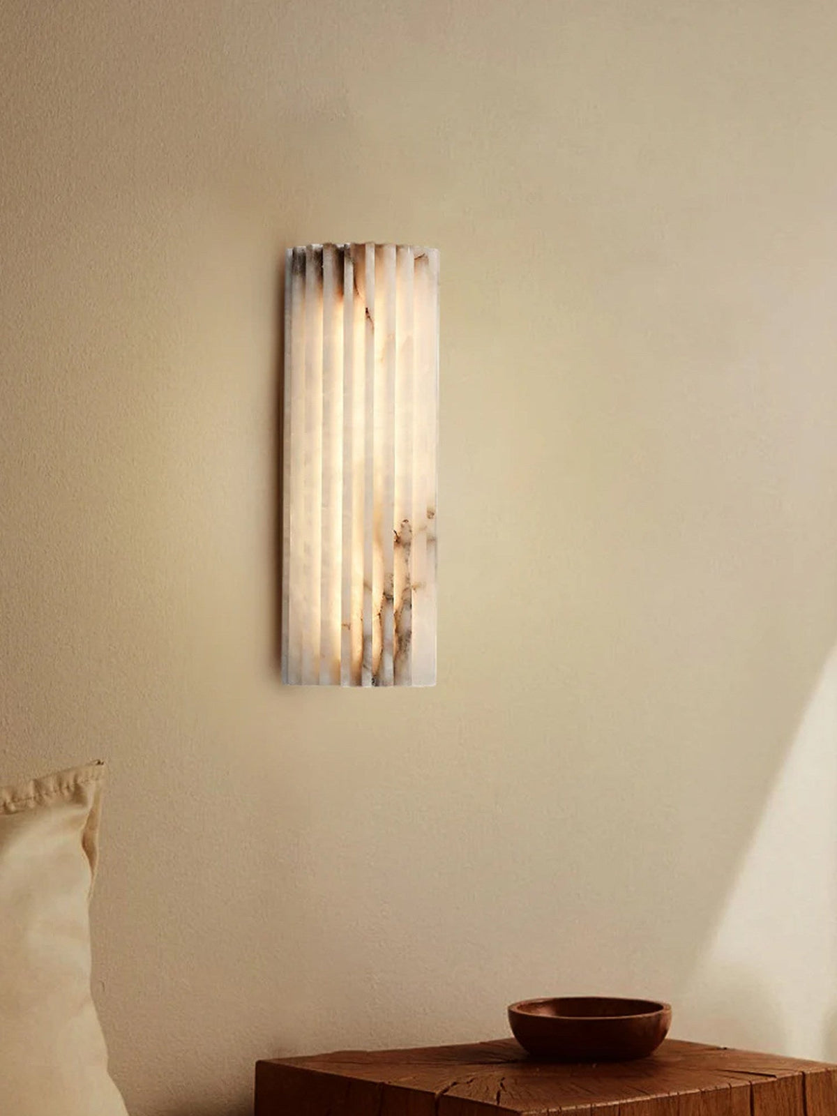 Alvia Alabaster Wall Light
