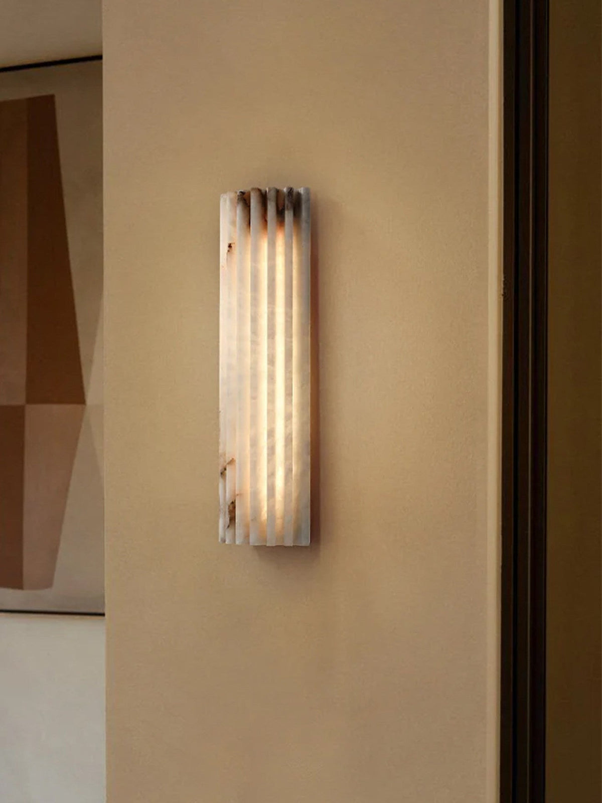 Alvia Alabaster Wall Light