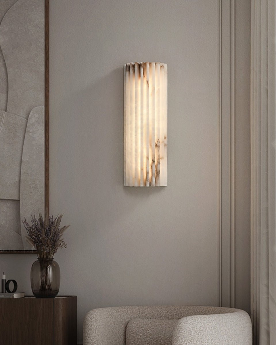 Alvia Alabaster Wall Light