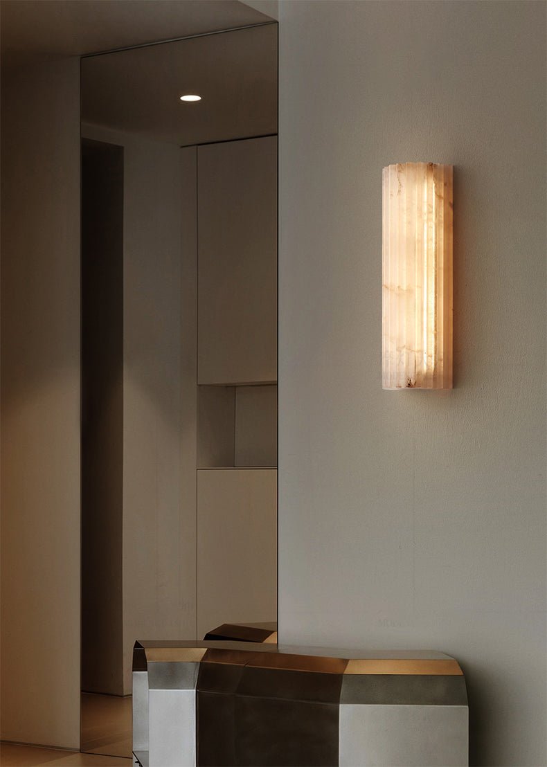 Alvia Alabaster Wall Light