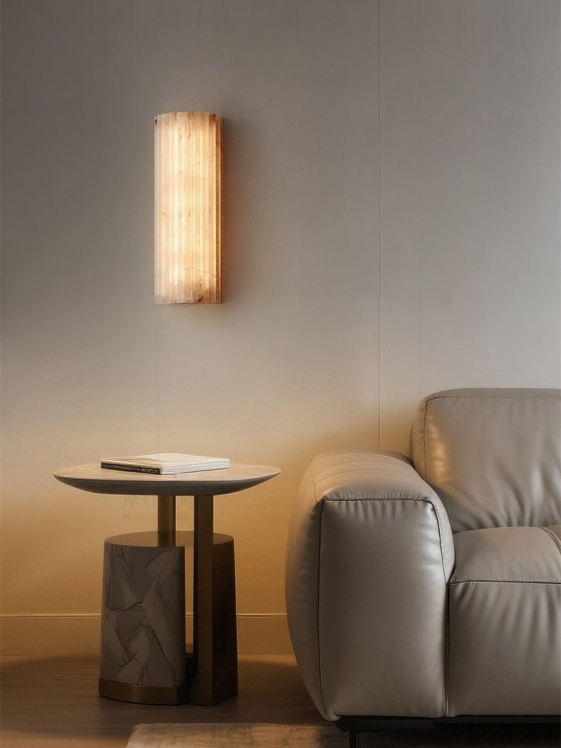 Alvia Alabaster Wall Light