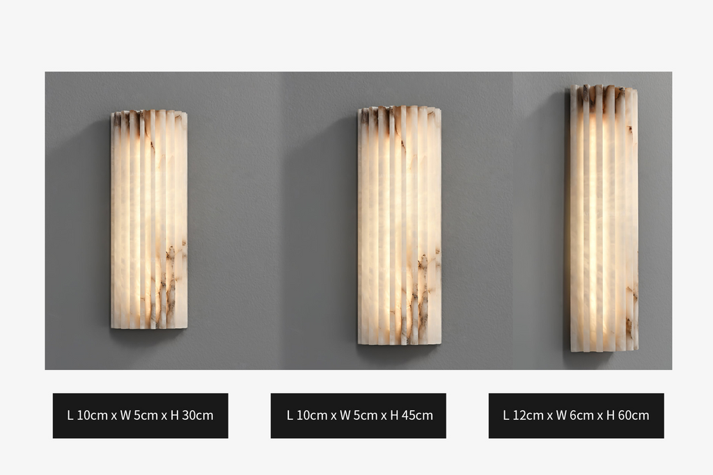 Alvia Alabaster Wall Light