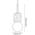 Alvia Travertine Pendant Lamp