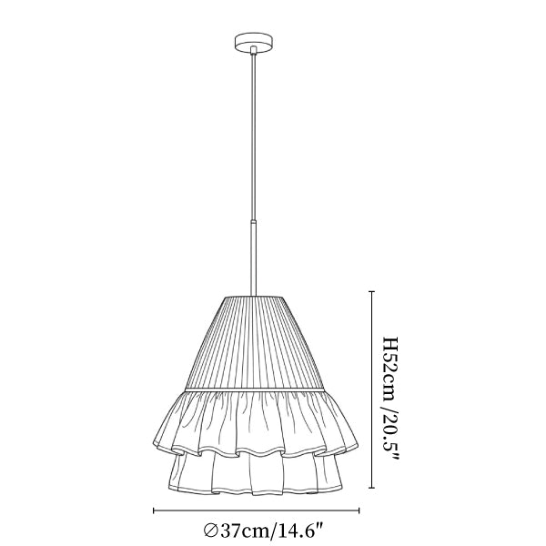 Alvise Linen Pendant Light