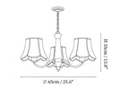 Alyssa Fabric Chandelier