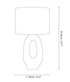 Amara Sculptural Table Lamp