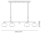 Amber Trio Pendant Lamp