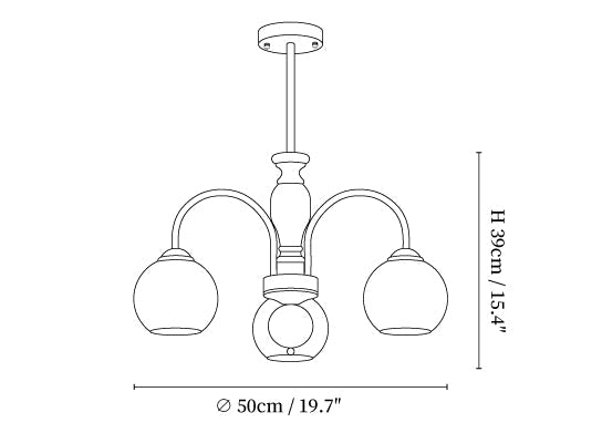 Amberly Arch Chandelier