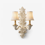 Amelie Plaster Leaf Wall Sconce