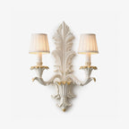 Amelie Plaster Leaf Wall Sconce