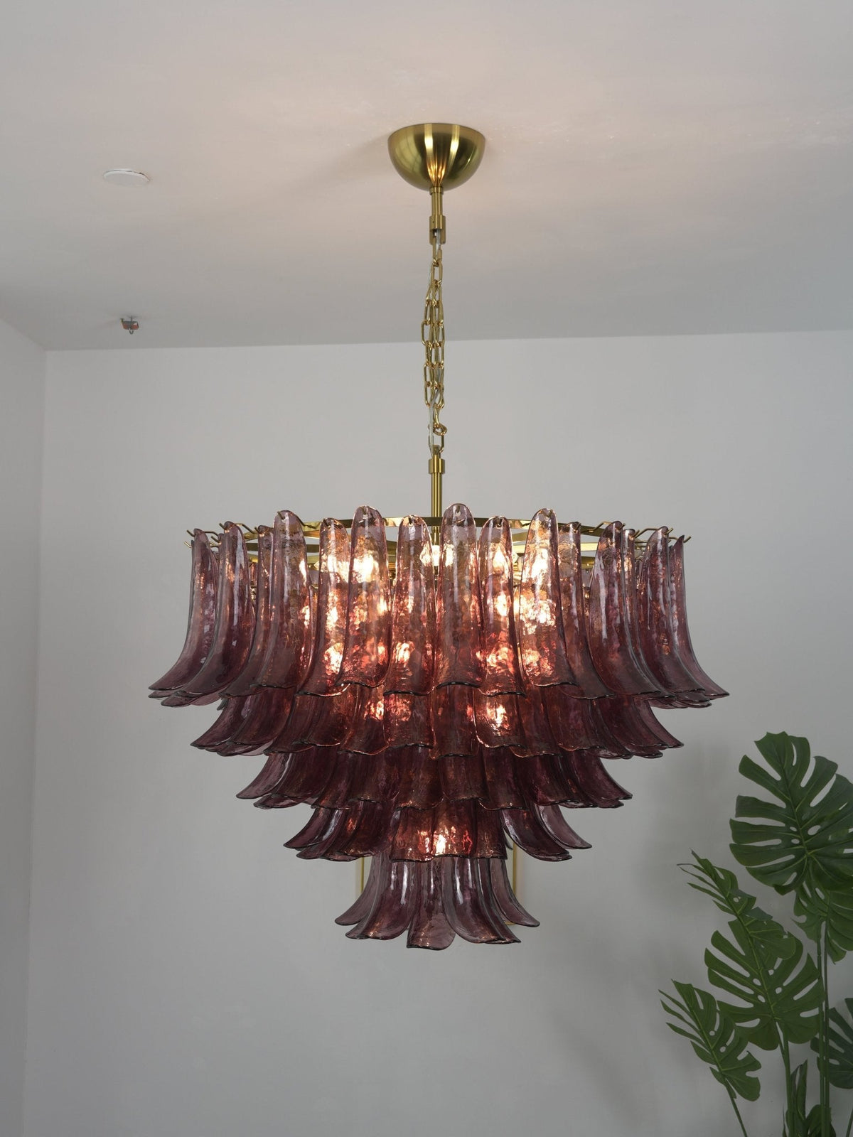 Amethyst Bloom Chandelier