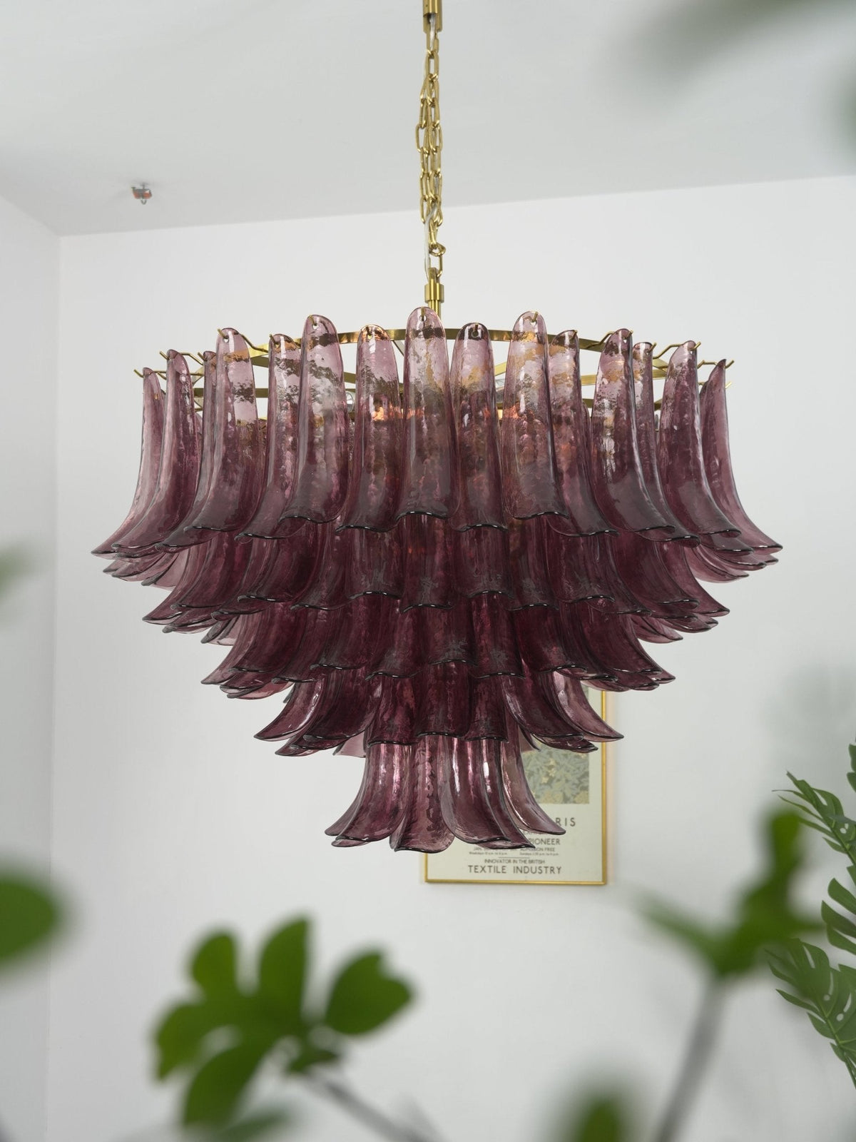 Amethyst Bloom Chandelier