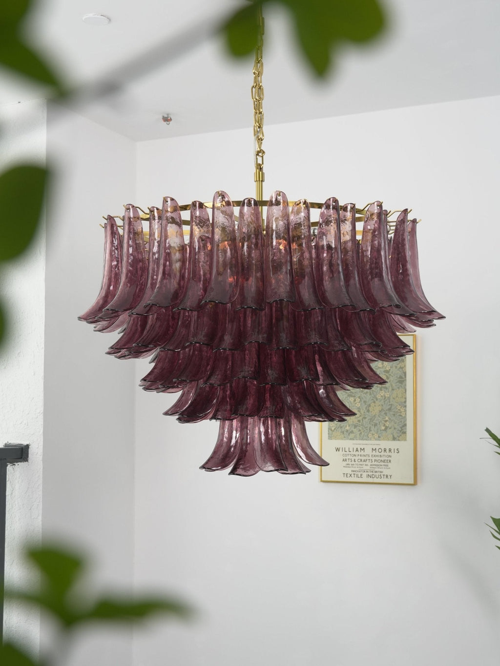 Amethyst Bloom Chandelier