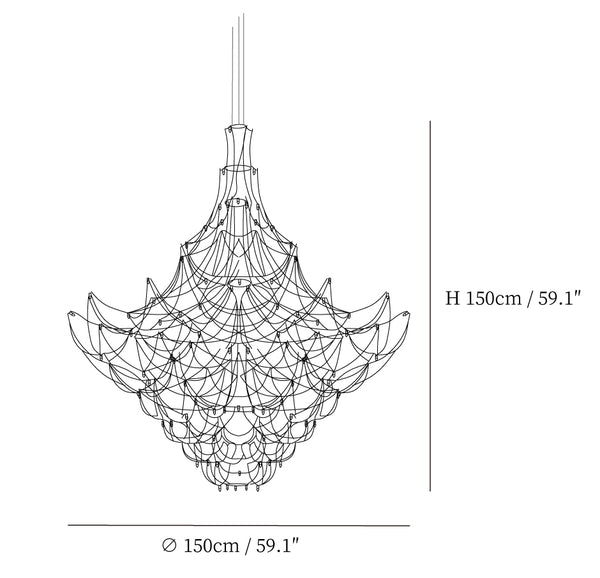 Amos Light Group Chandelier