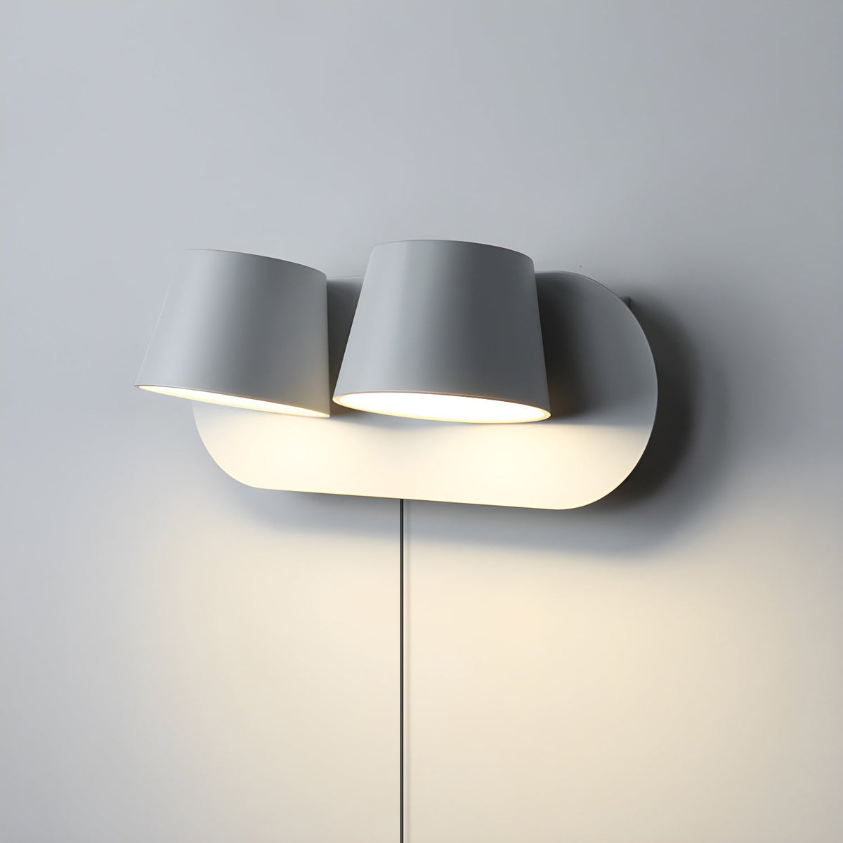 Angle Adjustable Plug - in Wall Lamp
