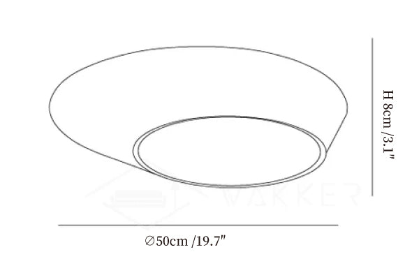 Angled Ceiling Light