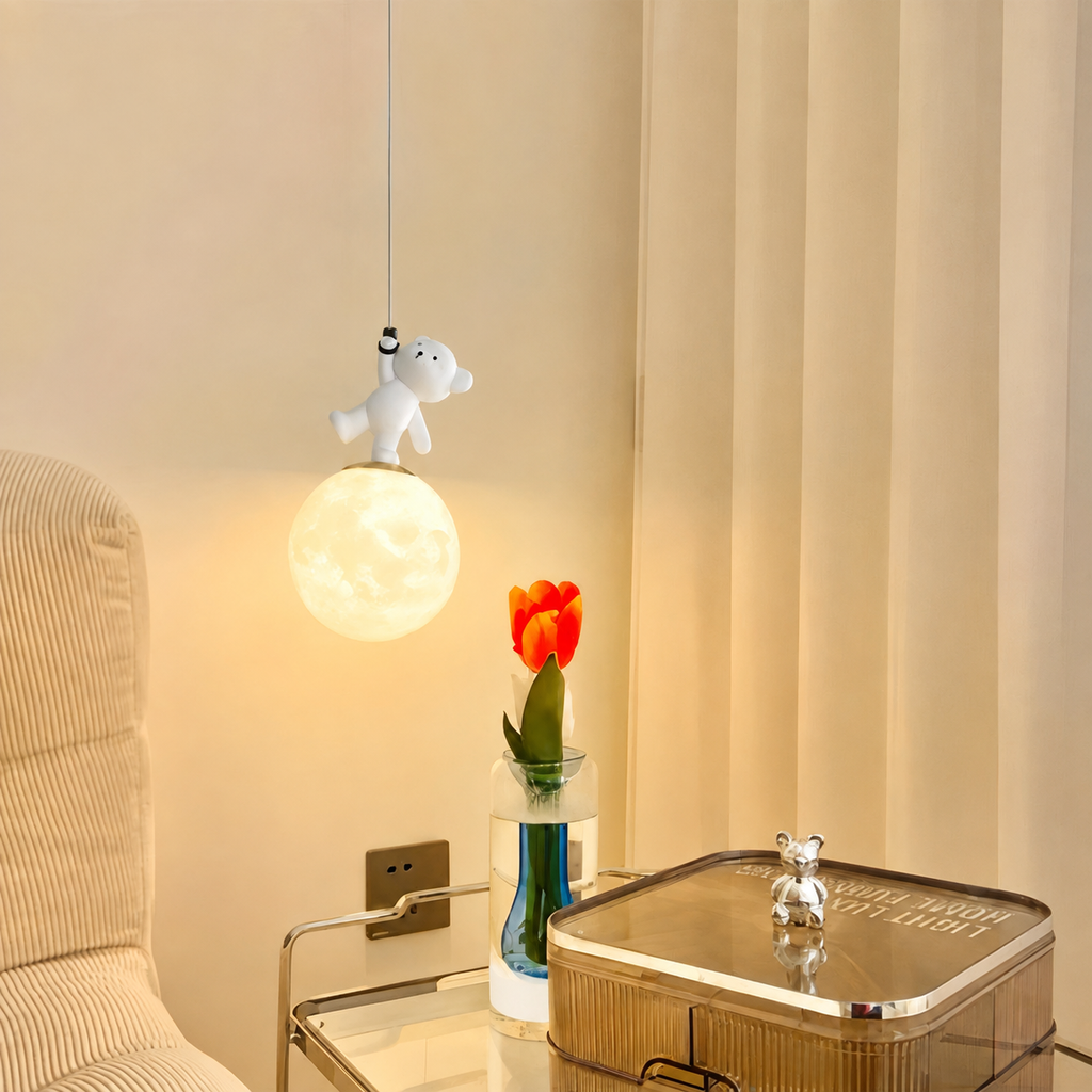 Animal And Moon Pendant Light