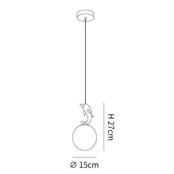 Animal And Moon Pendant Light
