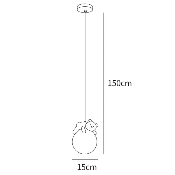 Animal Sleeping Pendant Lamp