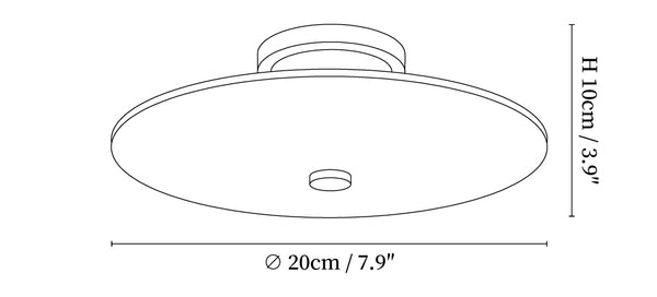 Ankeny Alabaster Ceiling Lamp