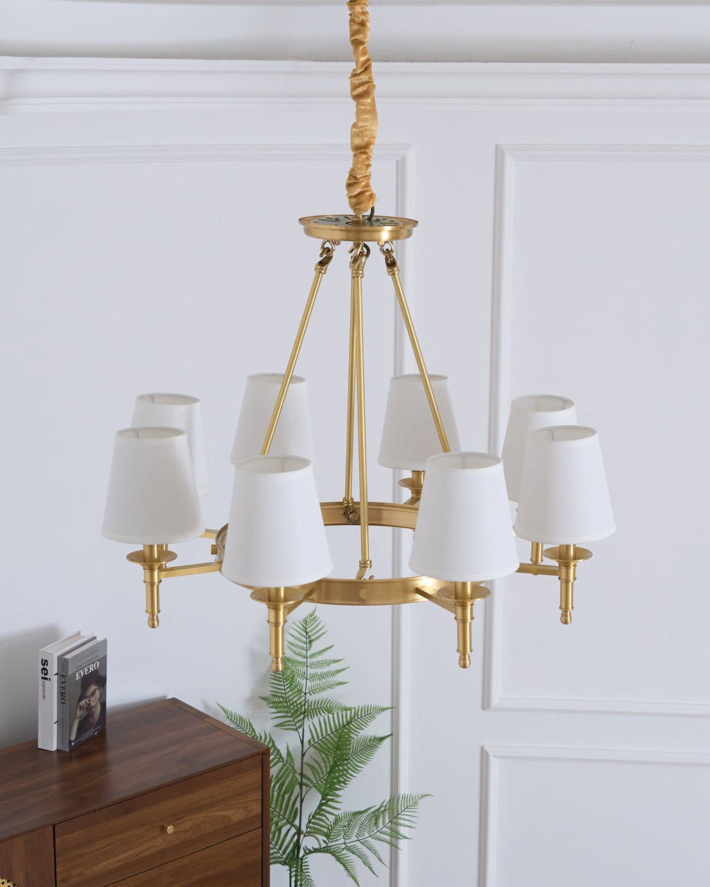 Antique Brass Chandelier